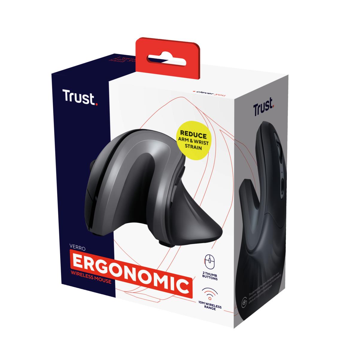VERRO WIRELESS ERGO MOUSE 23507 thumbnail
