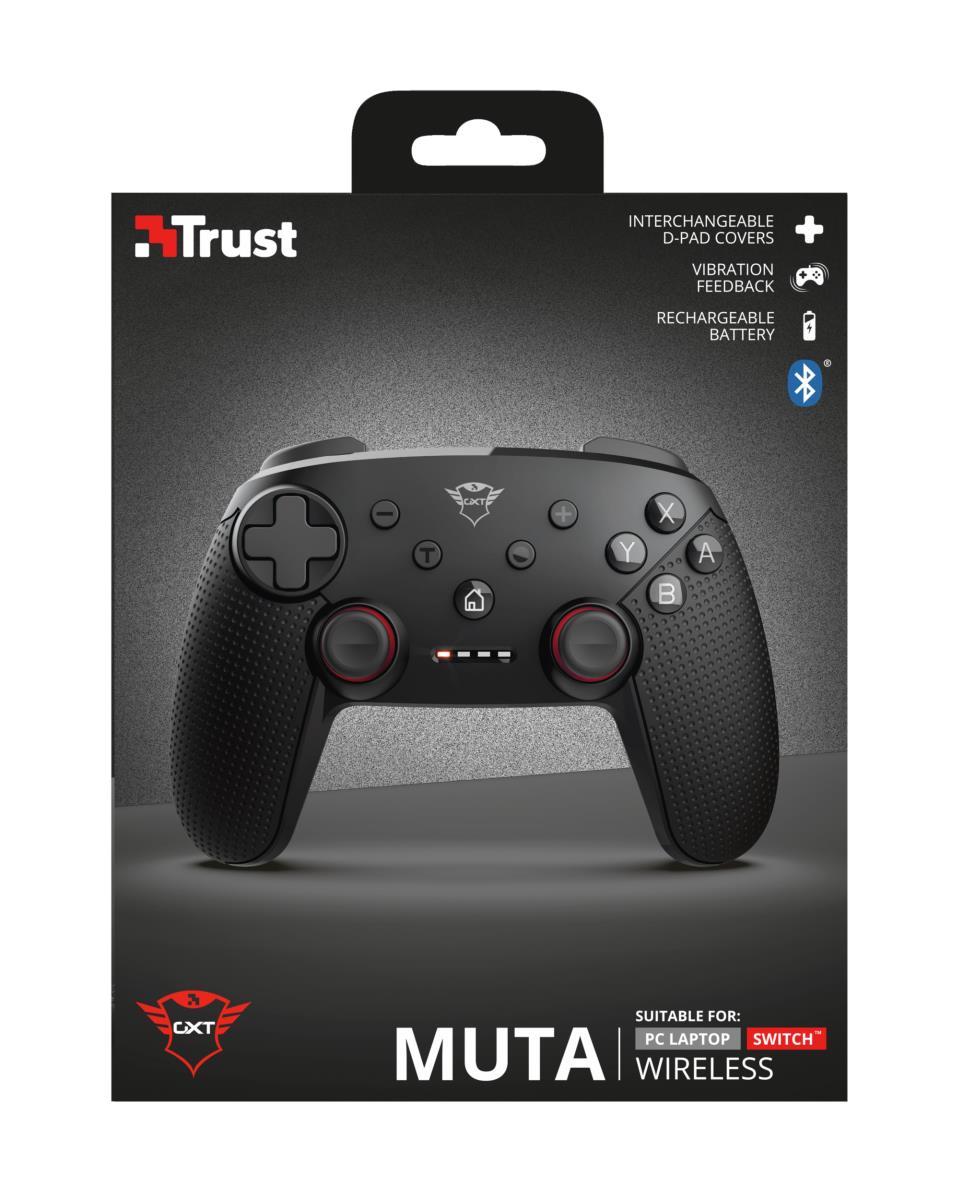 Trust GXT 1230 Muta Bluetooth Gamepad Nintendo Switch, PC thumbnail