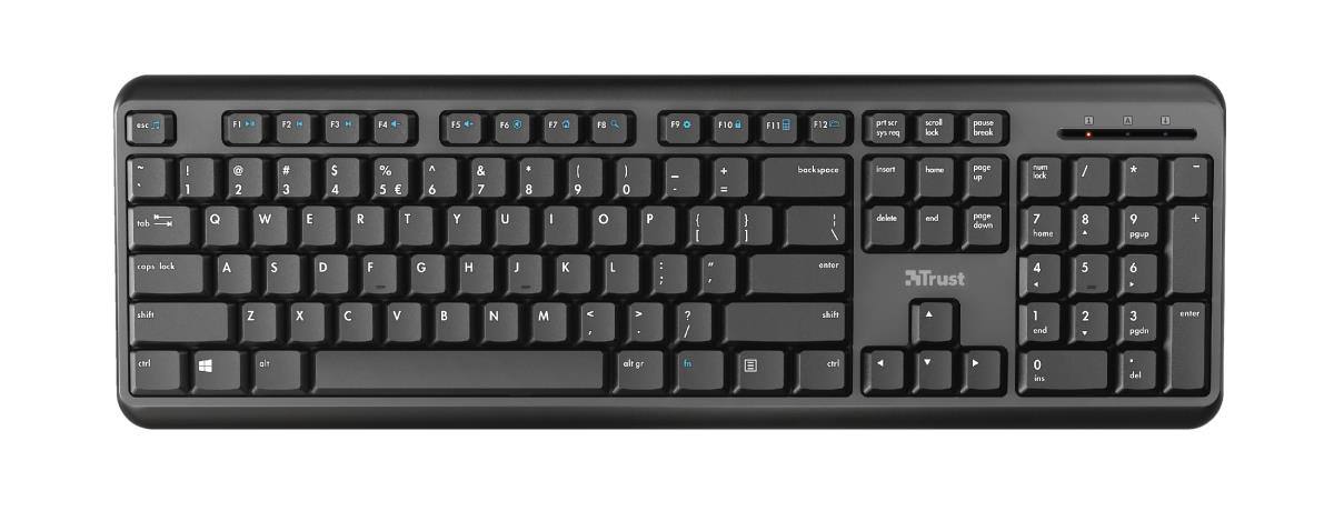 (A) Trust Wireless and silent keyboard TKM-350 24617 thumbnail