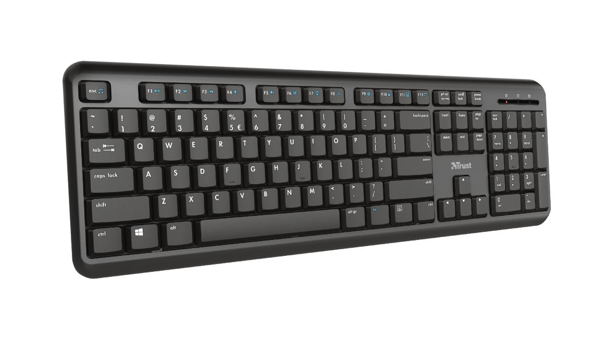 (A) Trust Wireless and silent keyboard TKM-350 24617 thumbnail