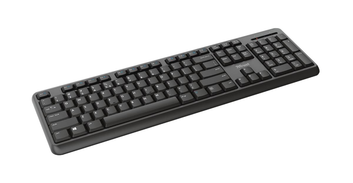 (A) Trust Wireless and silent keyboard TKM-350 24617 thumbnail