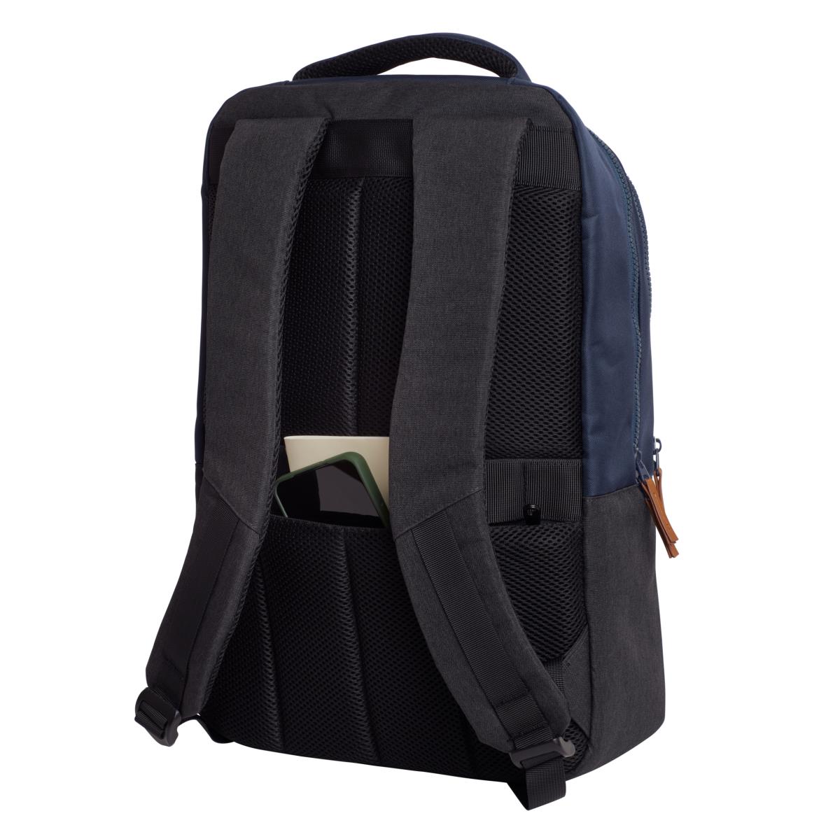 LISBOA 15.6 16 BACKPACK -  BLUE/GREY 25124 thumbnail