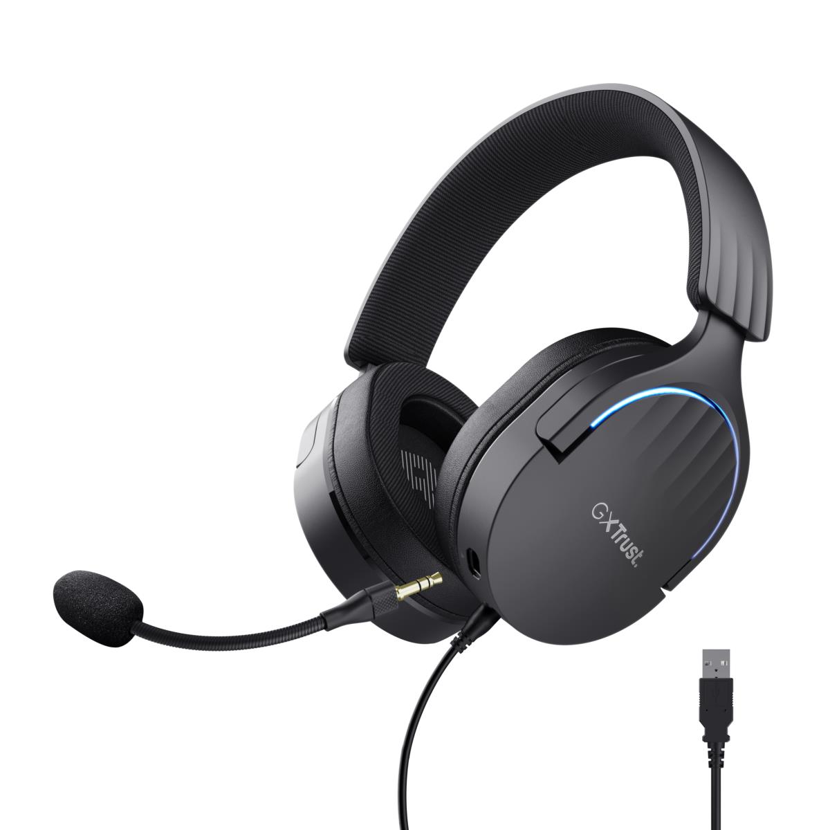 (A) Trust Gaming GXT490 FAYZO 7.1 USB HEADSET BLK thumbnail