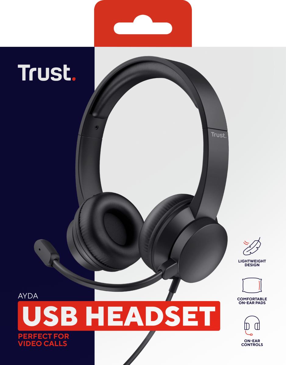 AYDA USB PC headset Lightweight 25088 thumbnail