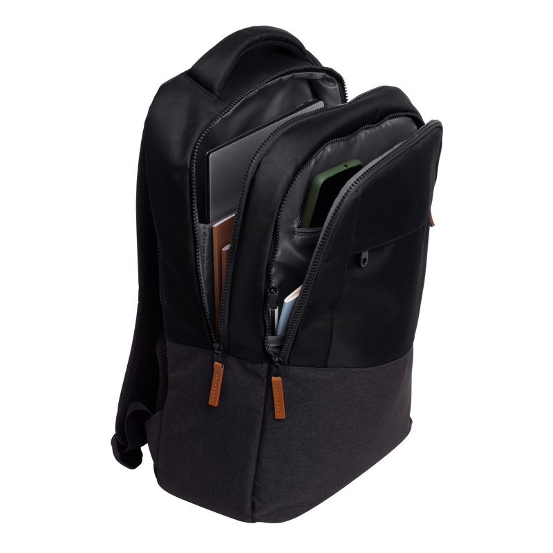 (A) TRUST LISBOA 15.6  16 BACKPACK - BLACK 25244 thumbnail