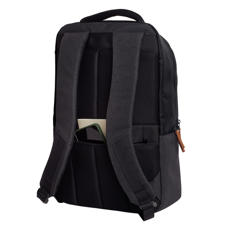(A) TRUST LISBOA 15.6  16 BACKPACK - BLACK 25244 thumbnail