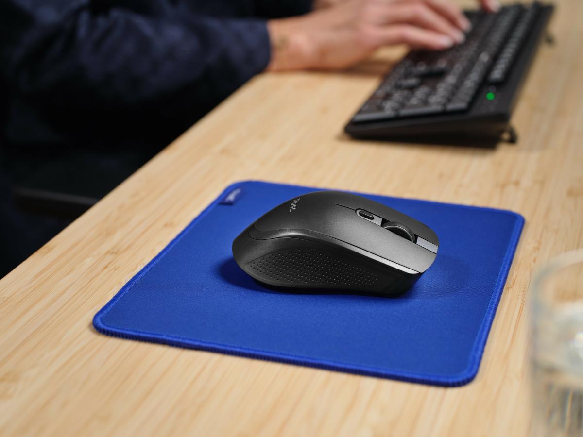 (A) TRUST OZAA+ MULTI-CONNECT WIRELESS MOUSE BLK 24820 thumbnail