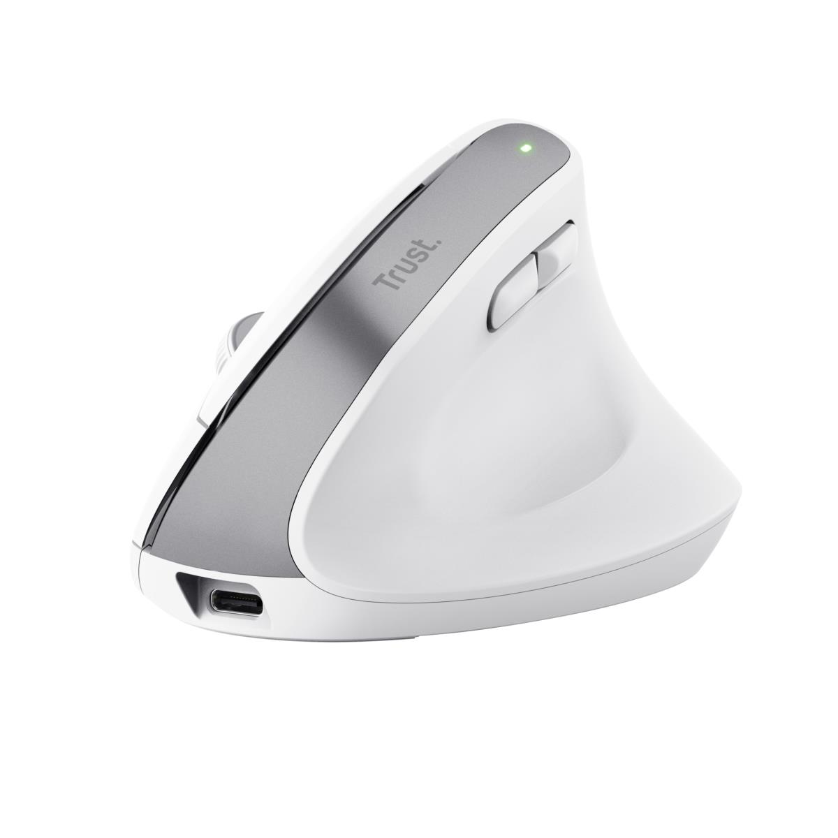 BAYO+ ERGONOMIC WIRELESS MOUSE WHT thumbnail
