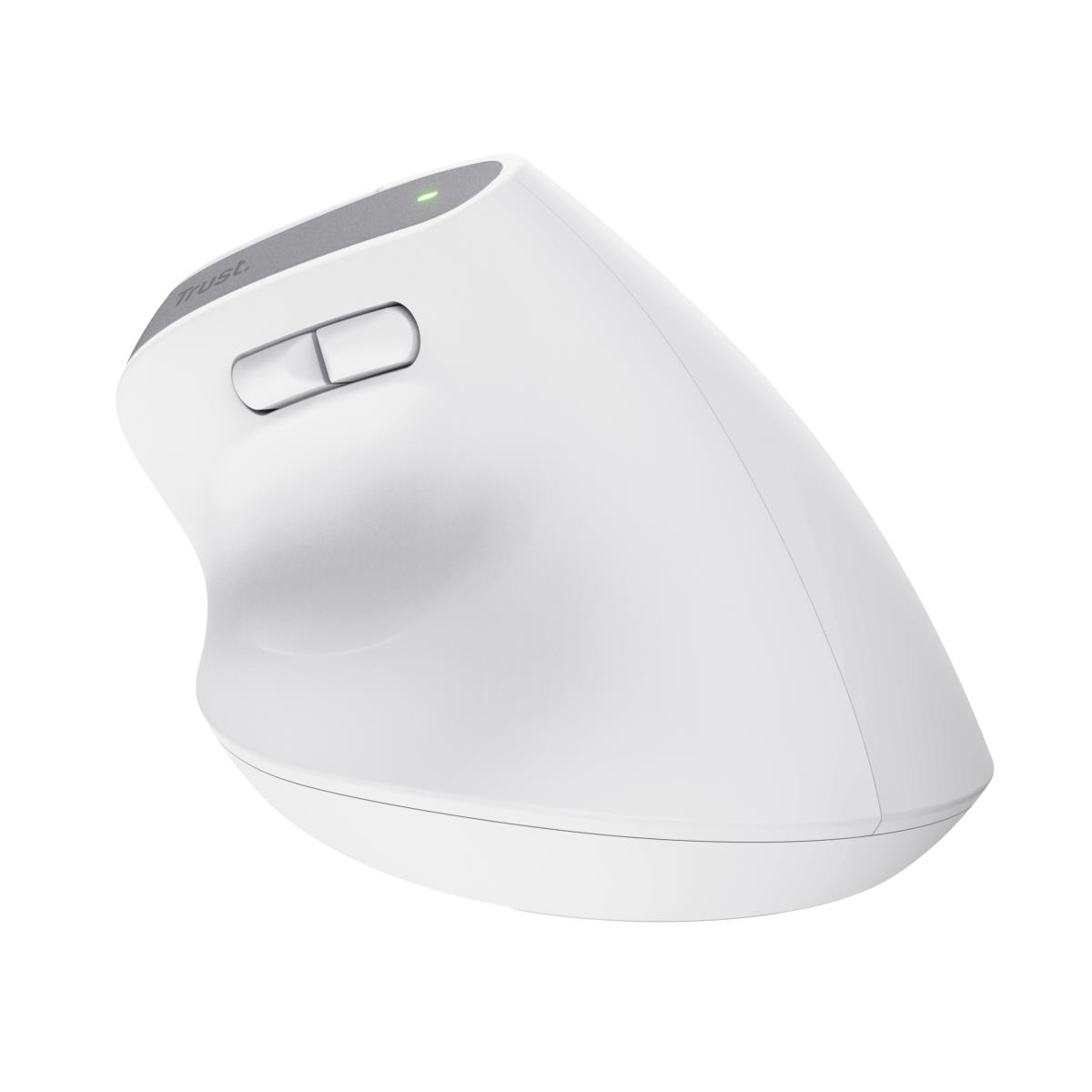 BAYO+ ERGONOMIC WIRELESS MOUSE WHT thumbnail
