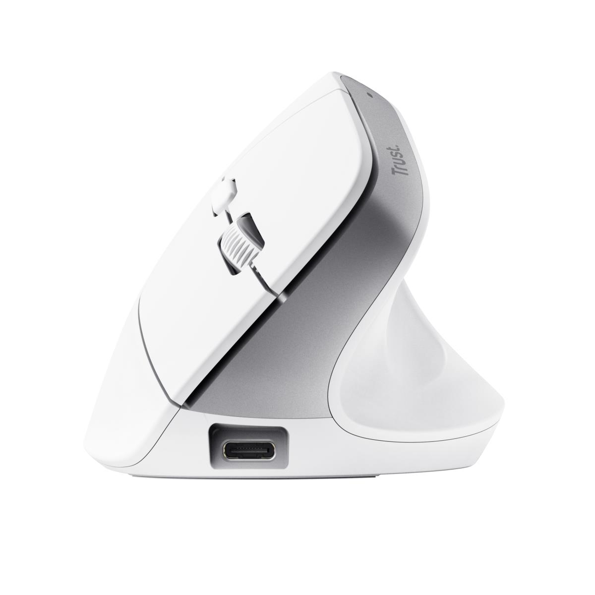 BAYO+ ERGONOMIC WIRELESS MOUSE WHT thumbnail