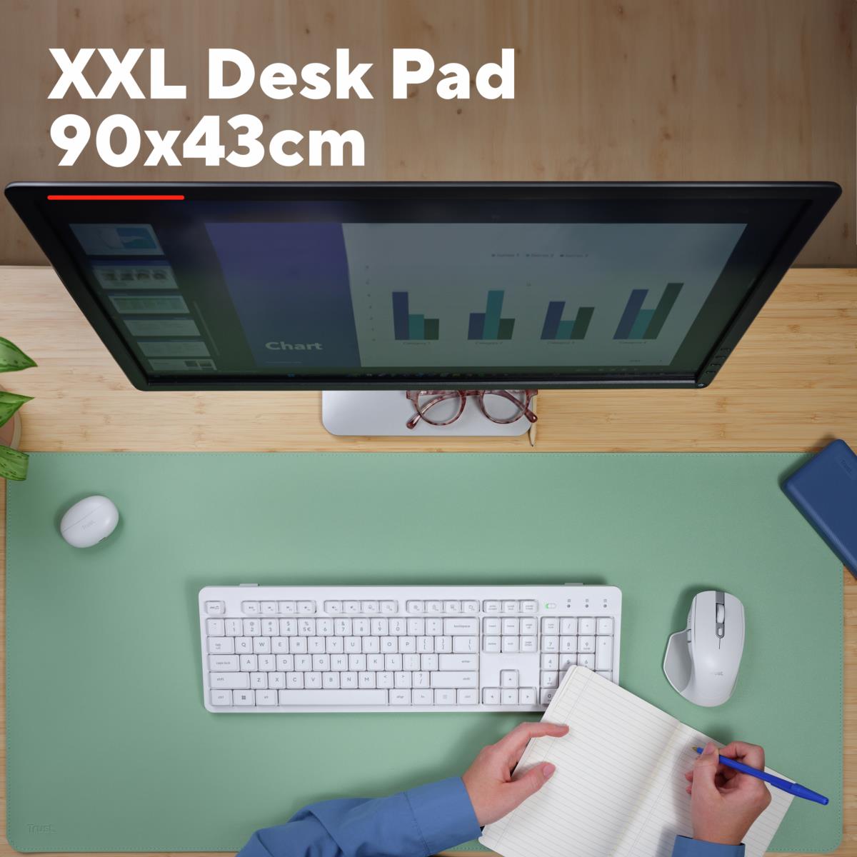 (New) Benya XXL DESK PAD - Home & Office - Green 25481 thumbnail