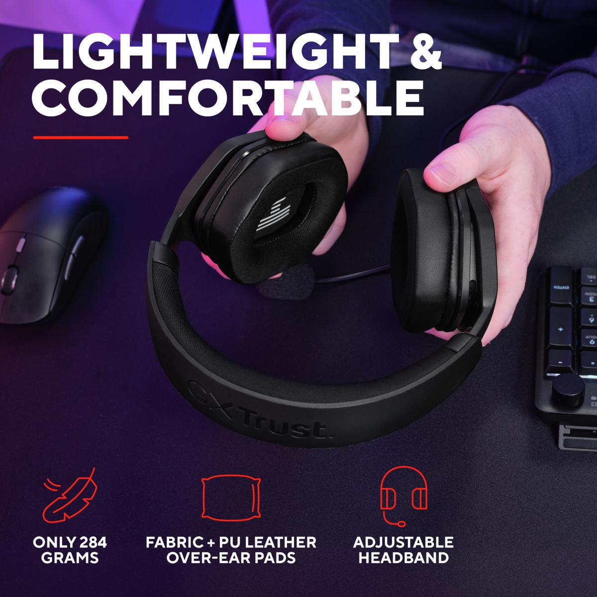 Gaming GXT492 CARUS HEADSET BLK thumbnail