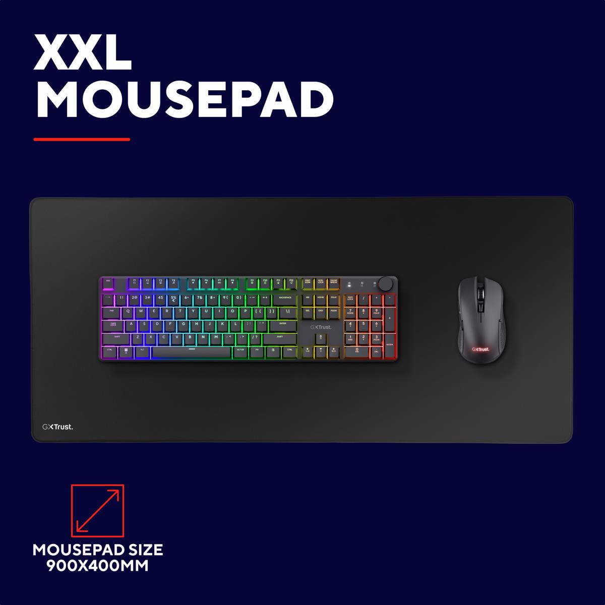 (A) Trust Gaming GXT759 XXL MOUSEPAD BLACK thumbnail
