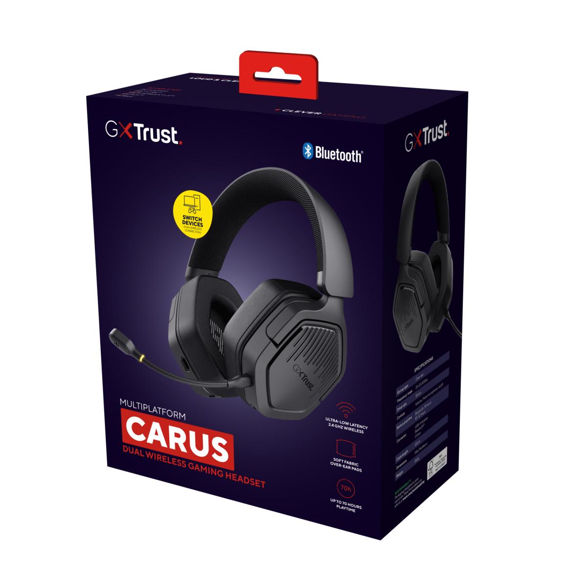 GXT493 CARUS WIRELESS HEADSET BLK thumbnail