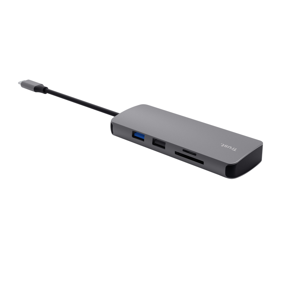 (NEW) 25672 Trust Dalyx 8-in-1 Multiport Adapter thumbnail