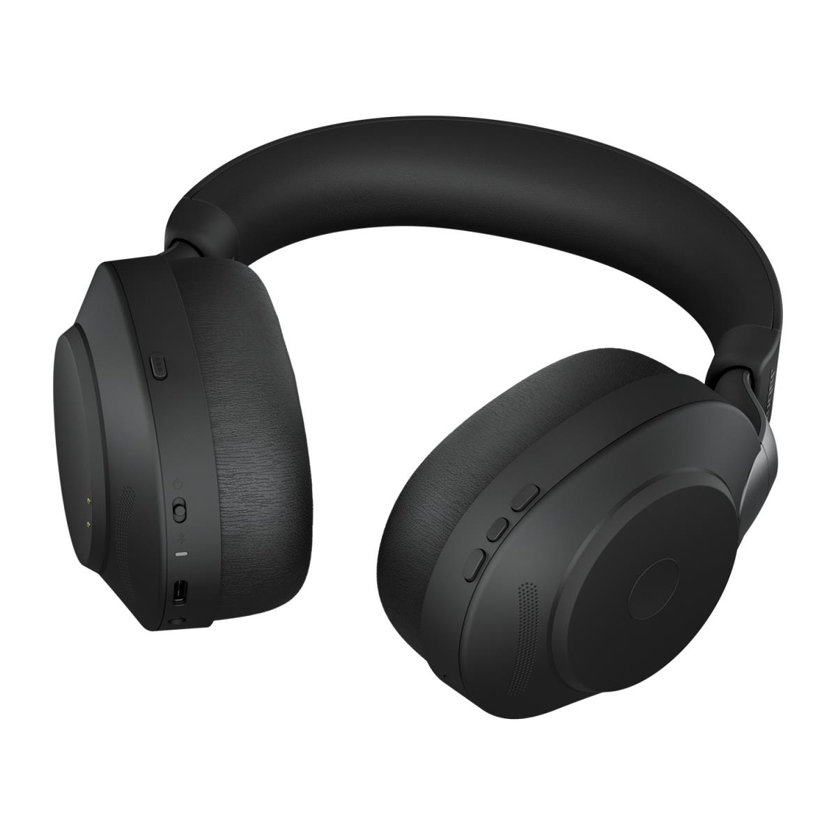 Evolve2 85 UC Stereo - Headset - full size - Bluetooth - wireless - active noise cancelling - 3.5 mm jack - noise isolating - black thumbnail