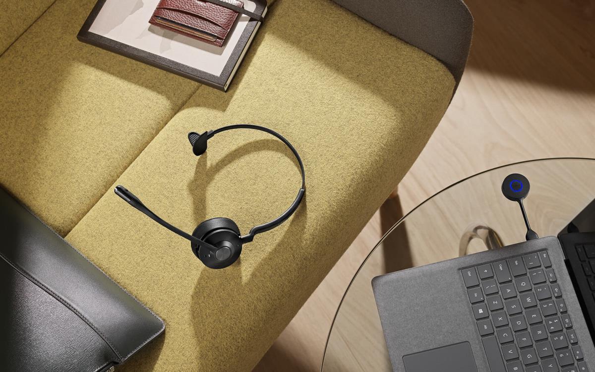 Engage 55 Stereo (Low Power) - Headset - on-ear - DECT - wireless - USB-A via DECT adapter - UC certified thumbnail