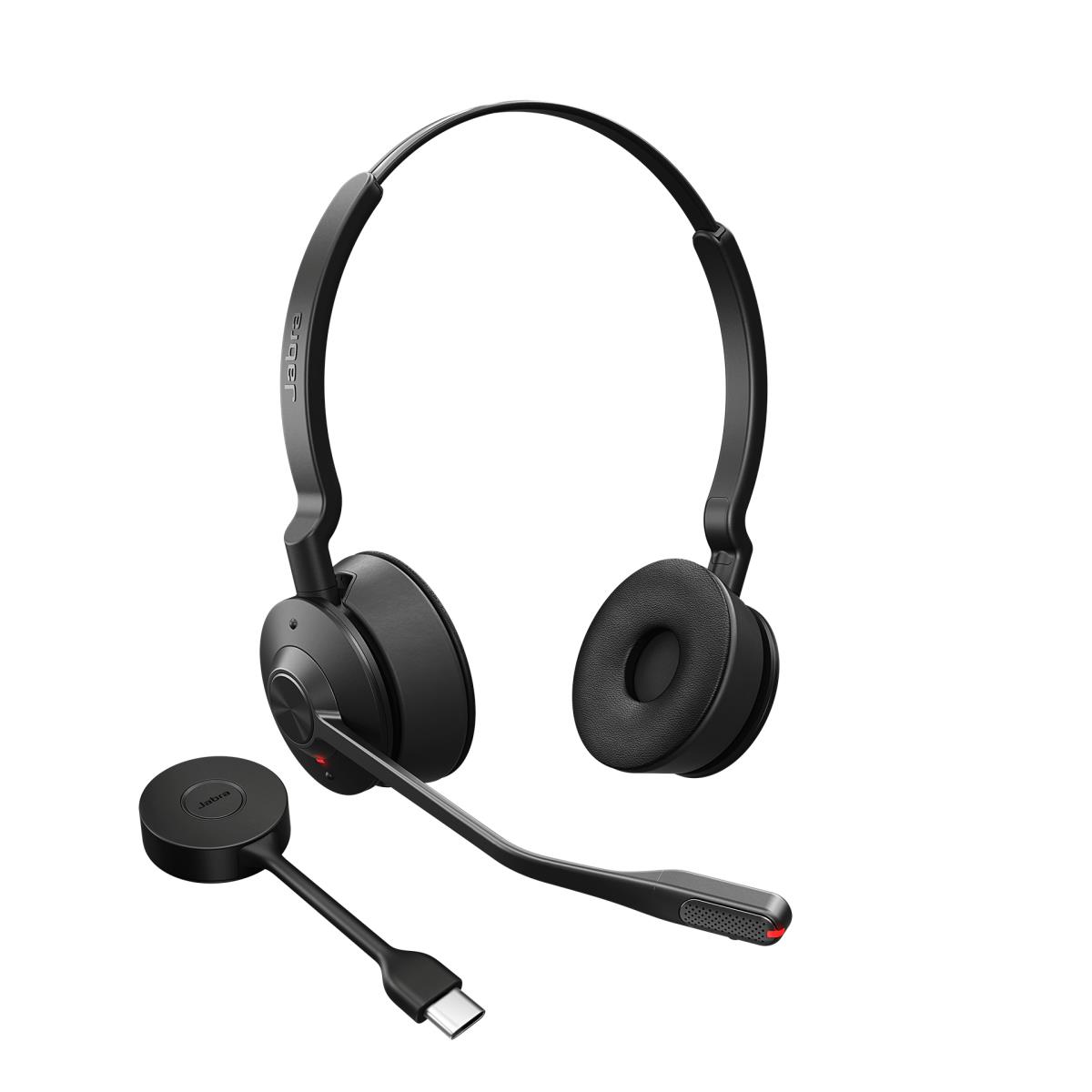Engage 55 Stereo (Low Power) - Headset - on-ear - DECT - wireless - USB-A via DECT adapter - UC certified thumbnail