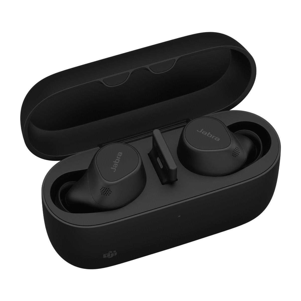 Evolve2 Buds MS - True wireless earphones with mic - in-ear - Bluetooth - active noise cancelling - USB-A via Bluetooth adapter - noise isolating - black - Certified for Microsoft Teams thumbnail
