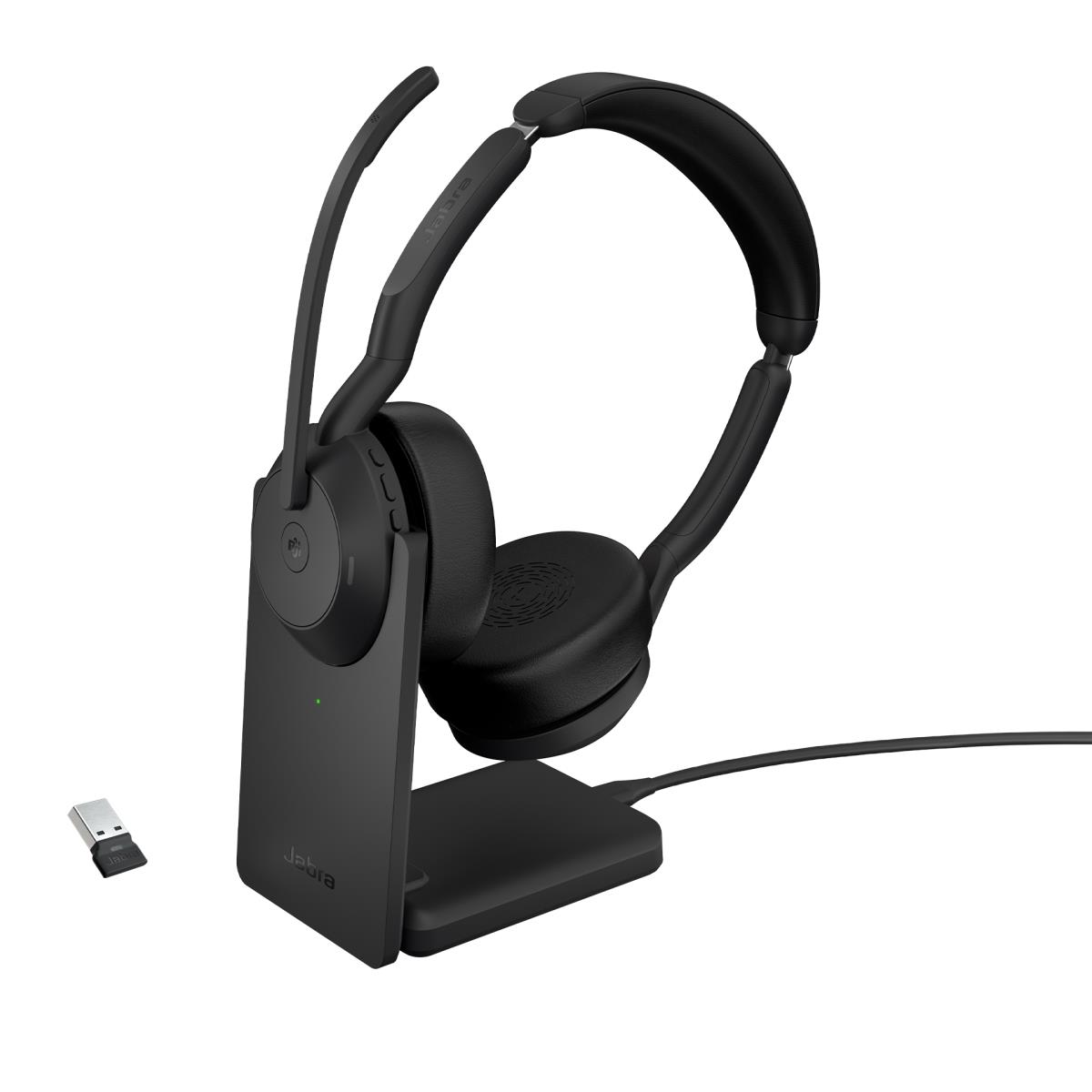 EU Product - Evolve2 55 Ms Stereo kabellos/On-Ear/USB-A/Bluetooth - Headset - Volume control thumbnail