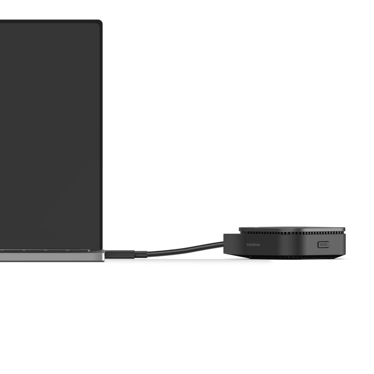 InstaShow WDC15 - For Huddle & Small Rooms - video conferencing kit (InstaShow button, InstaShow receiver) - black - TAA Compliant thumbnail