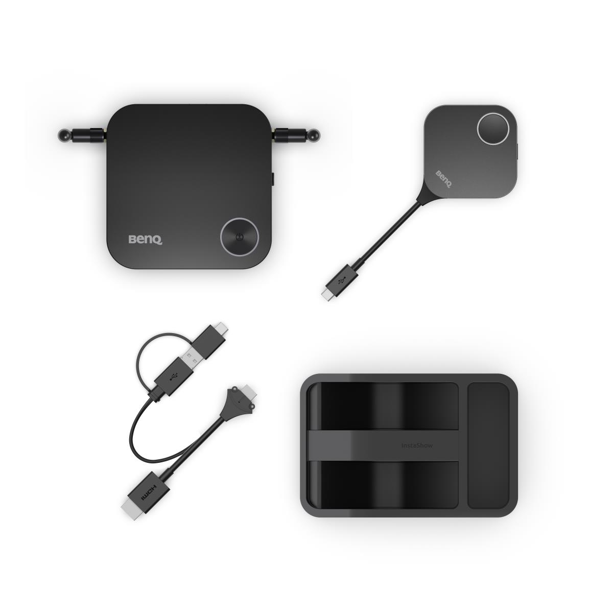InstaShow WDC15 - For Huddle & Small Rooms - video conferencing kit (InstaShow button, InstaShow receiver) - black - TAA Compliant thumbnail