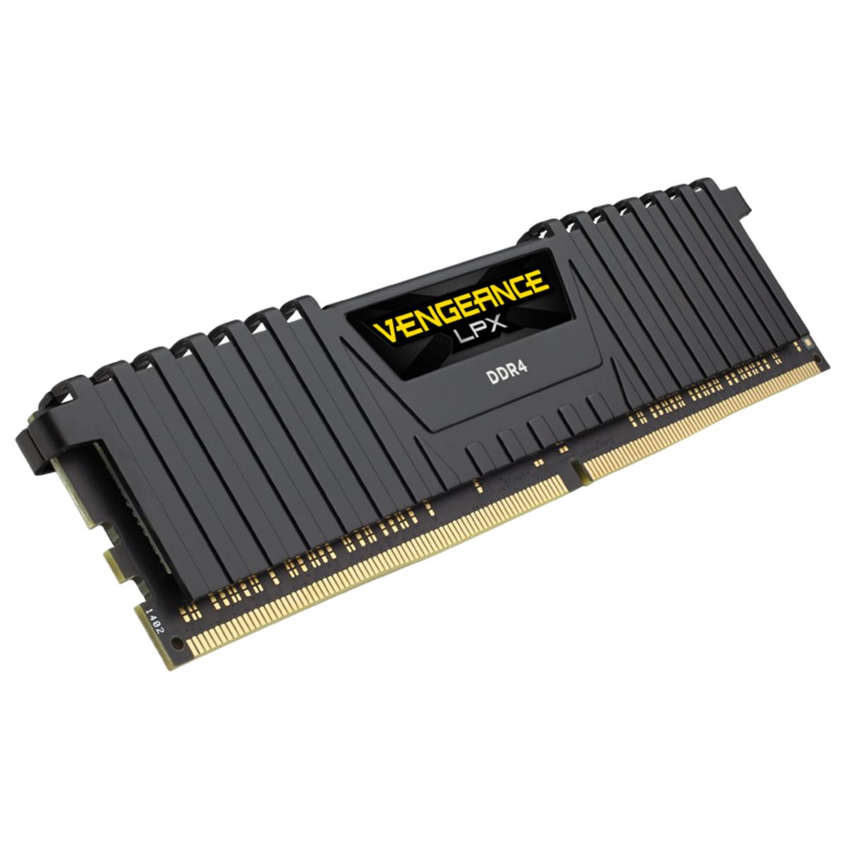 EU Product - DDR4   8GB PC 3000 CL16 CORSAIR VENGEANCE LPX Black retail thumbnail