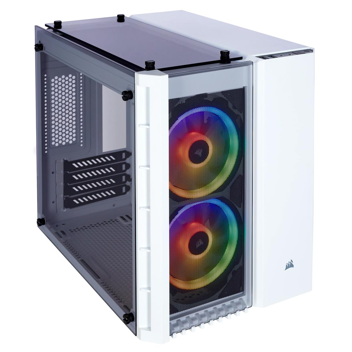 EU Product - Geh Micro ATX Crystal 280X RGB White (Tempered Gla thumbnail