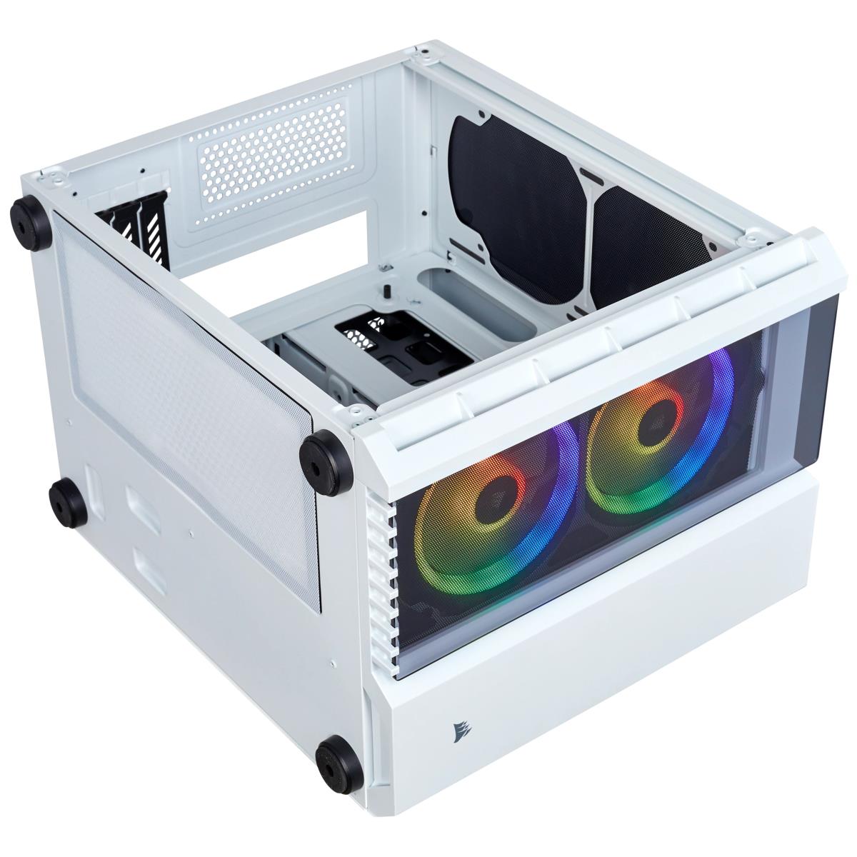 EU Product - Geh Micro ATX Crystal 280X RGB White (Tempered Gla thumbnail