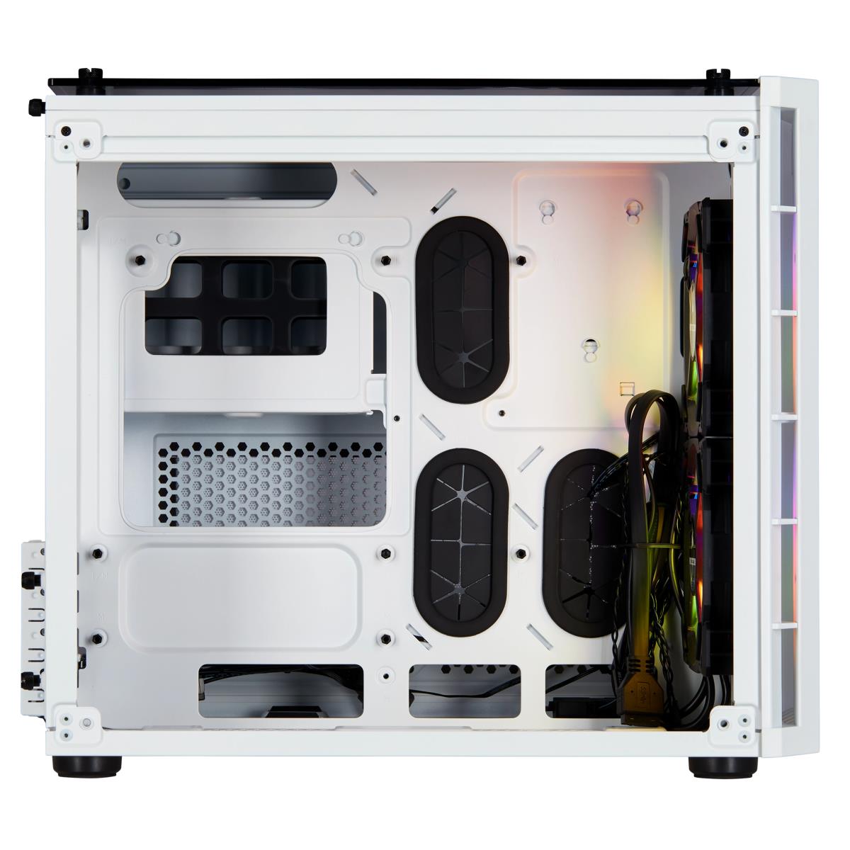 EU Product - Geh Micro ATX Crystal 280X RGB White (Tempered Gla thumbnail