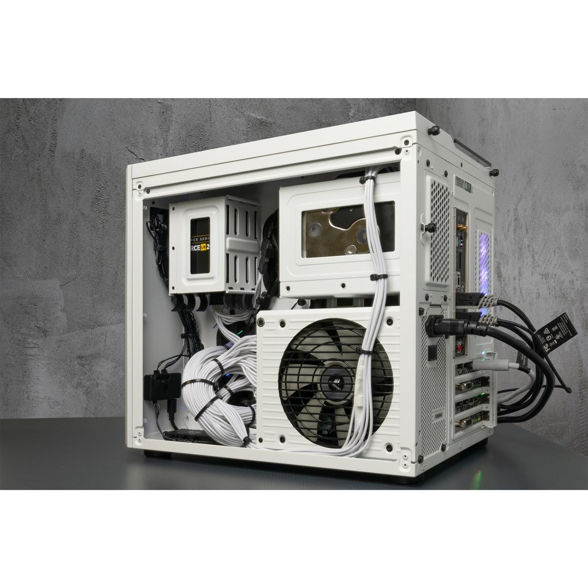 EU Product - Geh Micro ATX Crystal 280X RGB White (Tempered Gla thumbnail