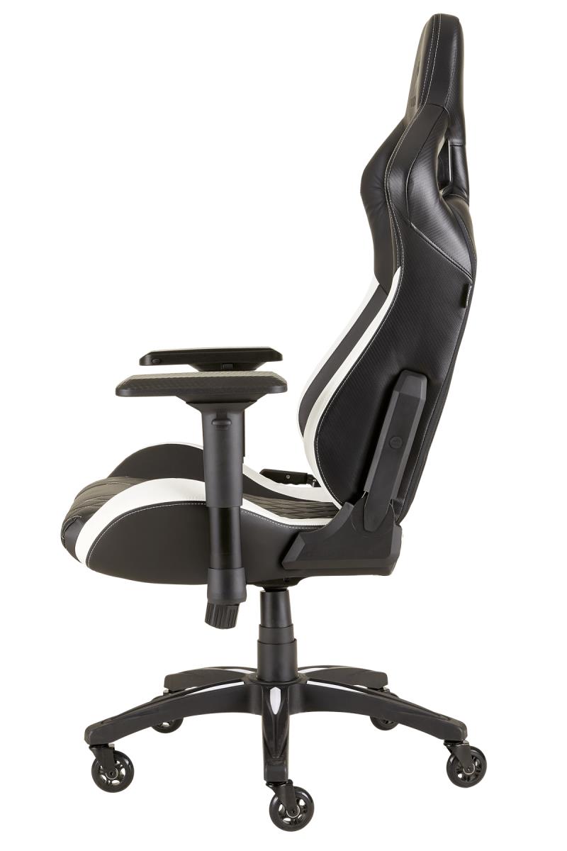 Corsair T1 Race PC gaming chair Black, White thumbnail