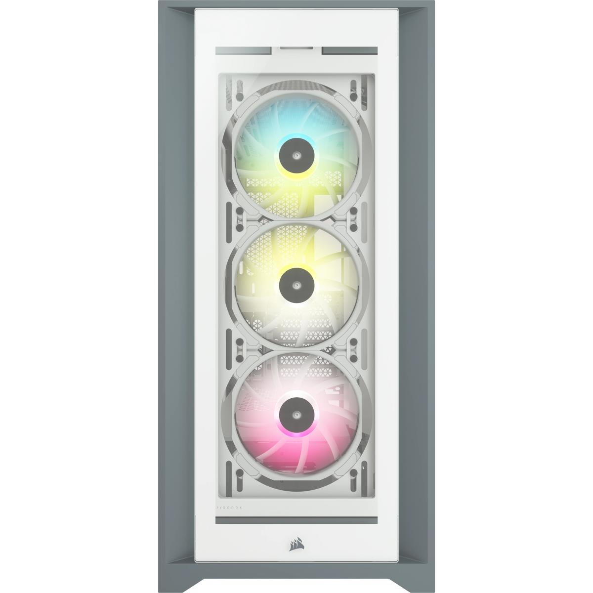 ICUE 5000X RGB WHITE MID CASE thumbnail
