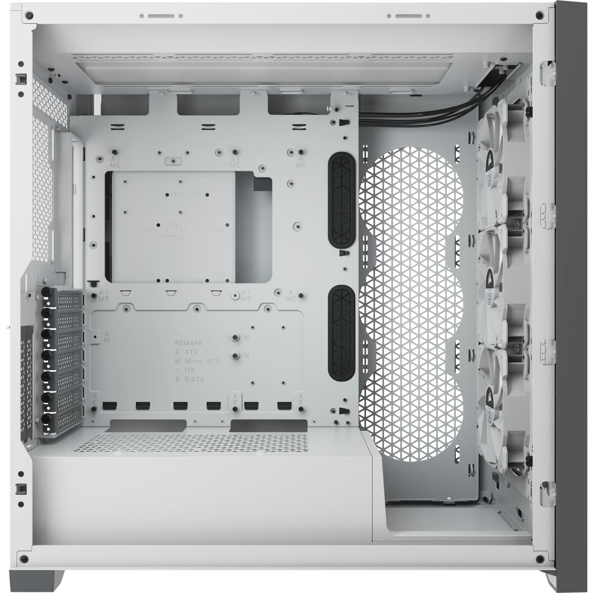 ICUE 5000X RGB WHITE MID CASE thumbnail