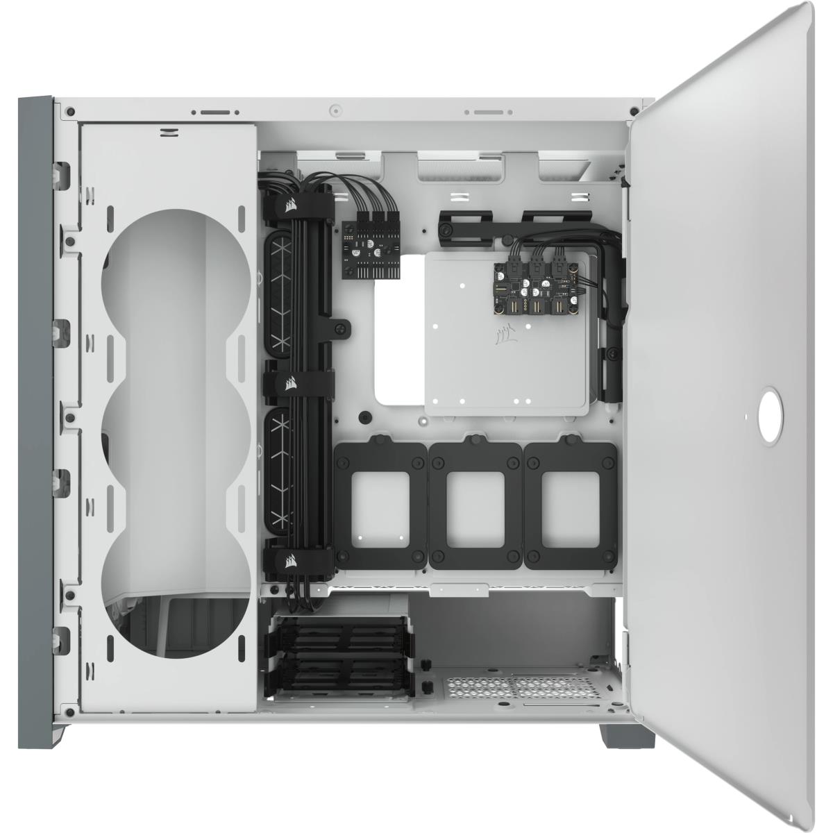 ICUE 5000X RGB WHITE MID CASE thumbnail