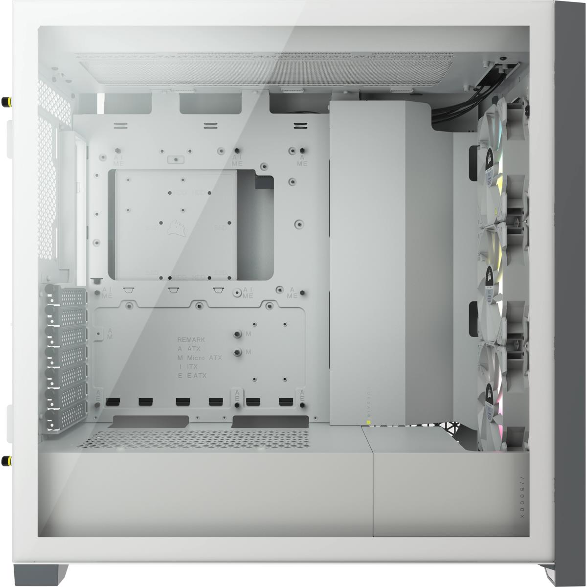 ICUE 5000X RGB WHITE MID CASE thumbnail