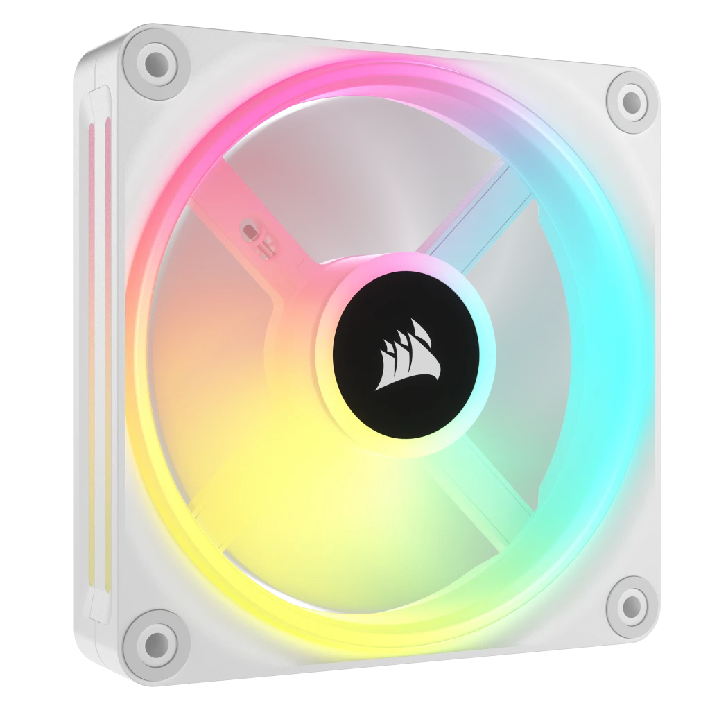 LINK QX120 12CM RGB FANS X3 WHITE thumbnail