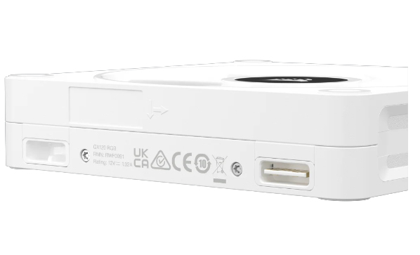 LINK QX120 12CM RGB FANS X3 WHITE thumbnail