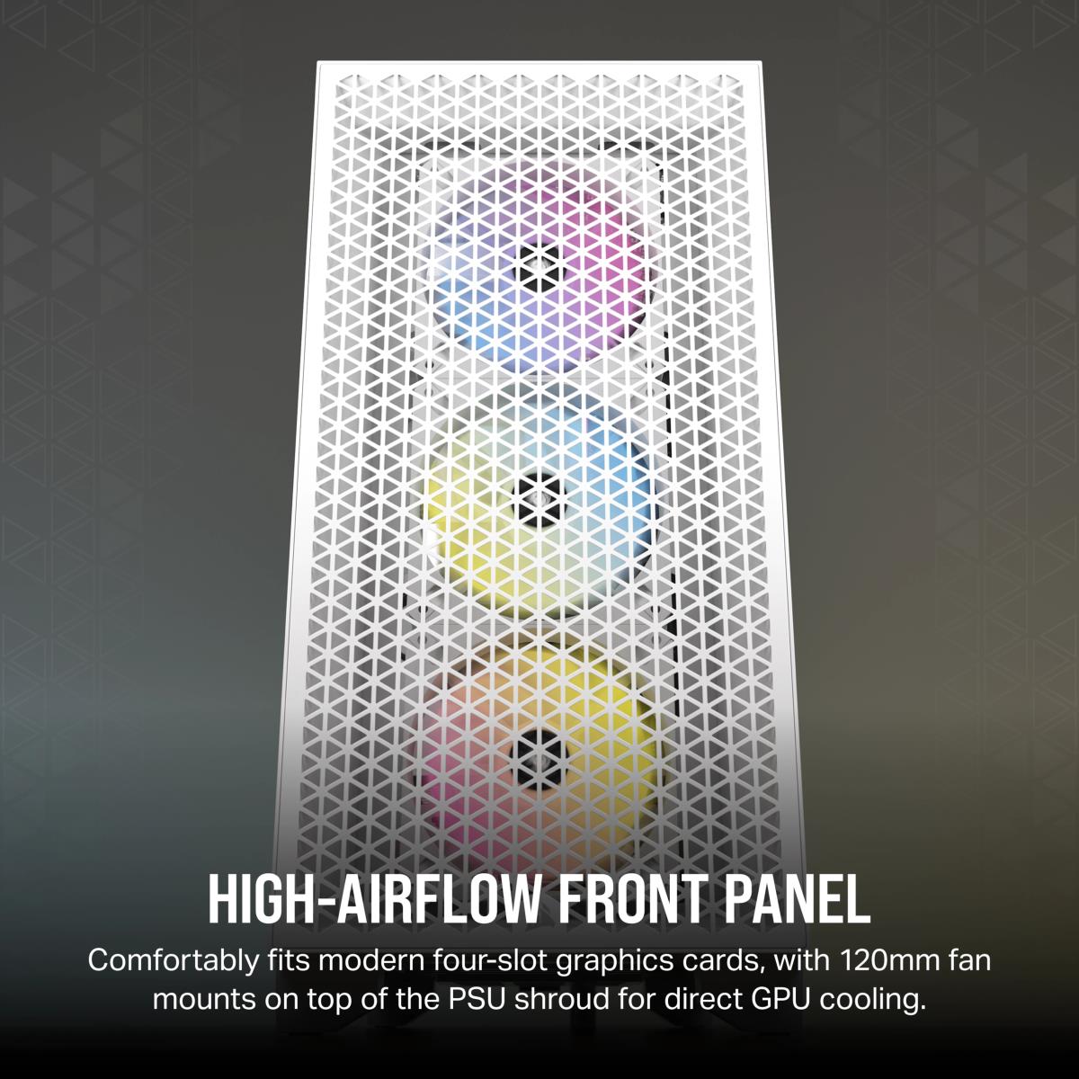 3000D RGB AIRFLOW WHITE MID CASE thumbnail