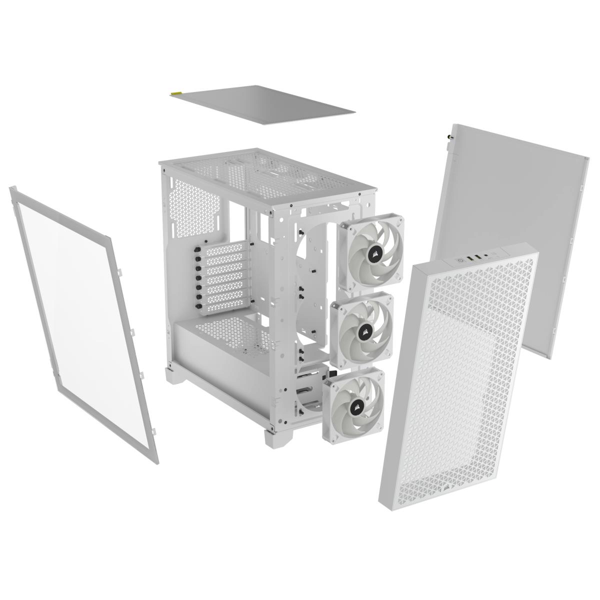 3000D RGB AIRFLOW WHITE MID CASE thumbnail