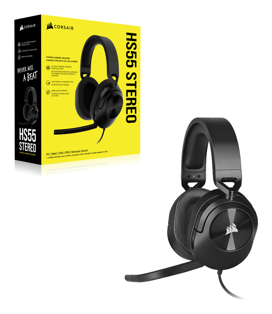 HS55 GAMING HEADSET CARBON thumbnail