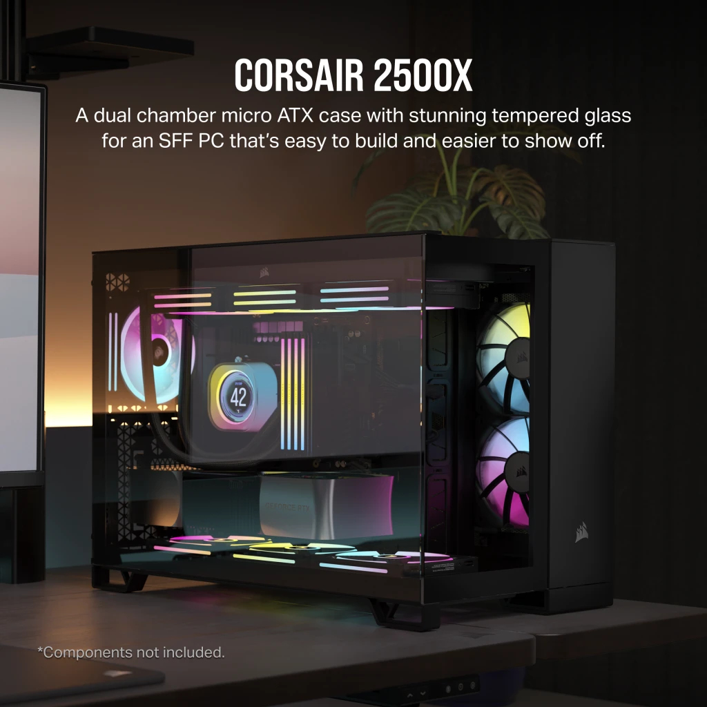 2500D AIRFLOW DUAL CHAMBER CASE BLCK thumbnail