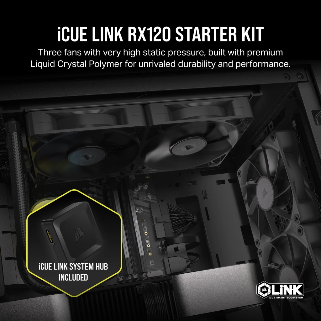 ICUE RX120 120MM PWM 3PK thumbnail