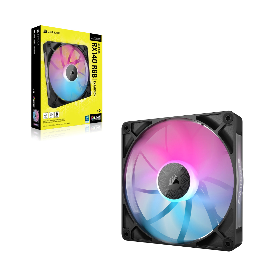 EU Product - L�fter iCUE Link RX140 RGB  140*140*25 Single thumbnail
