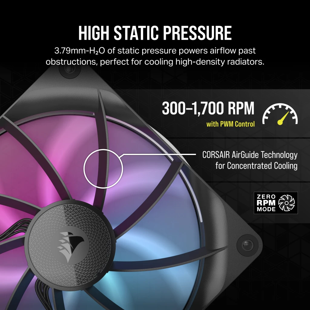 EU Product - L�fter iCUE Link RX140 RGB  140*140*25 Single thumbnail