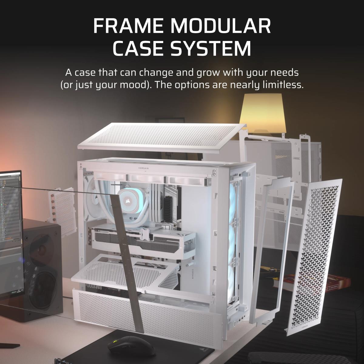 FRAME 4000D RS ARGB CASE E-ATX WHITE thumbnail