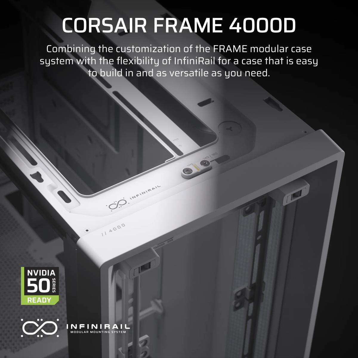 FRAME 4000D GAMING CASE E-ATX WHITE thumbnail