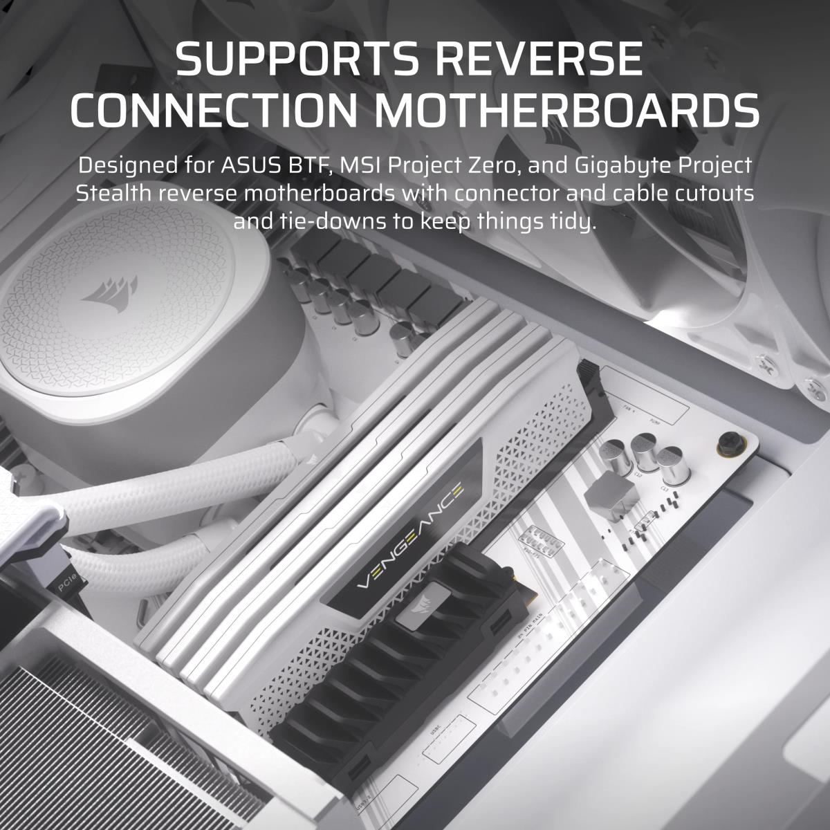 FRAME 4000D GAMING CASE E-ATX WHITE thumbnail