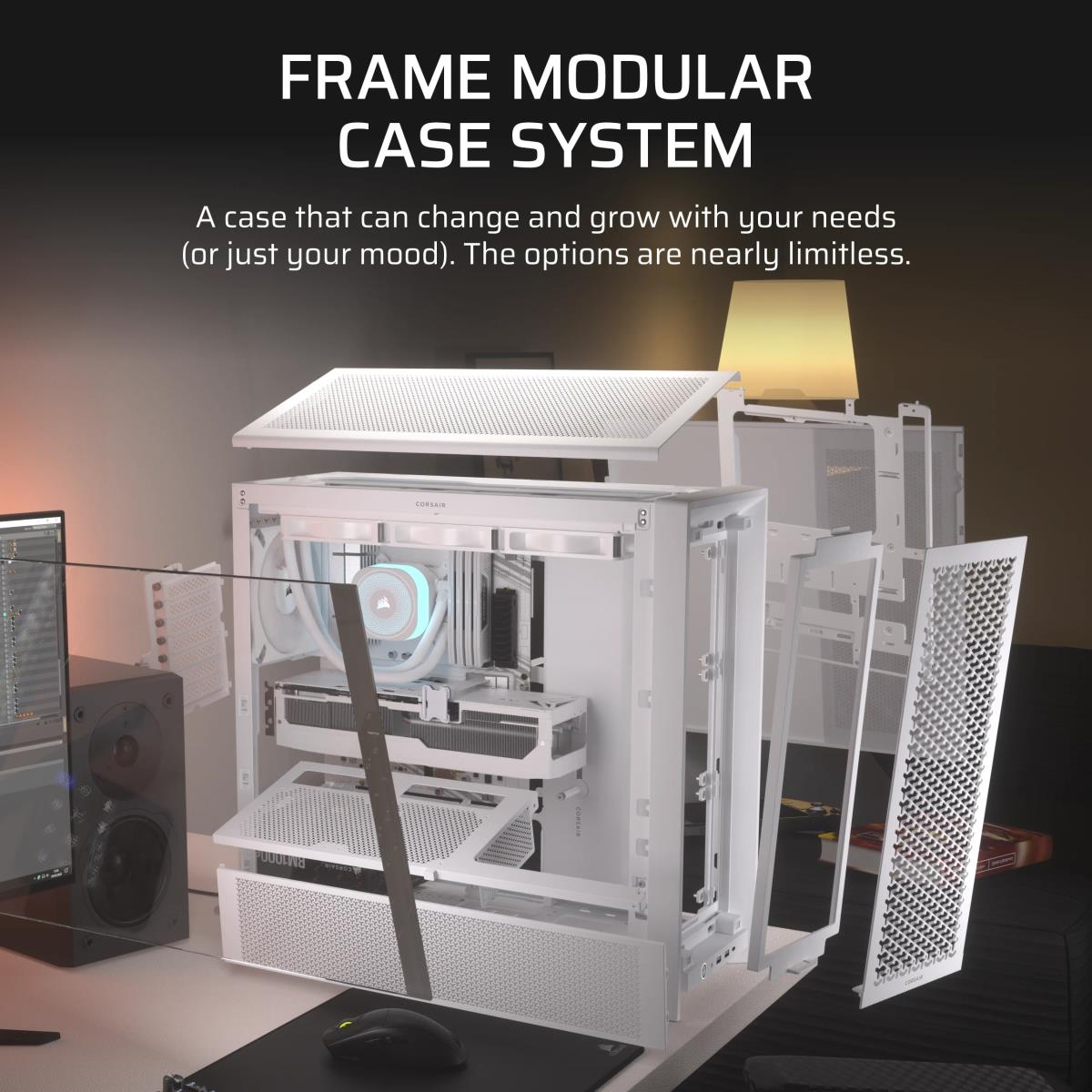 FRAME 4000D GAMING CASE E-ATX WHITE thumbnail
