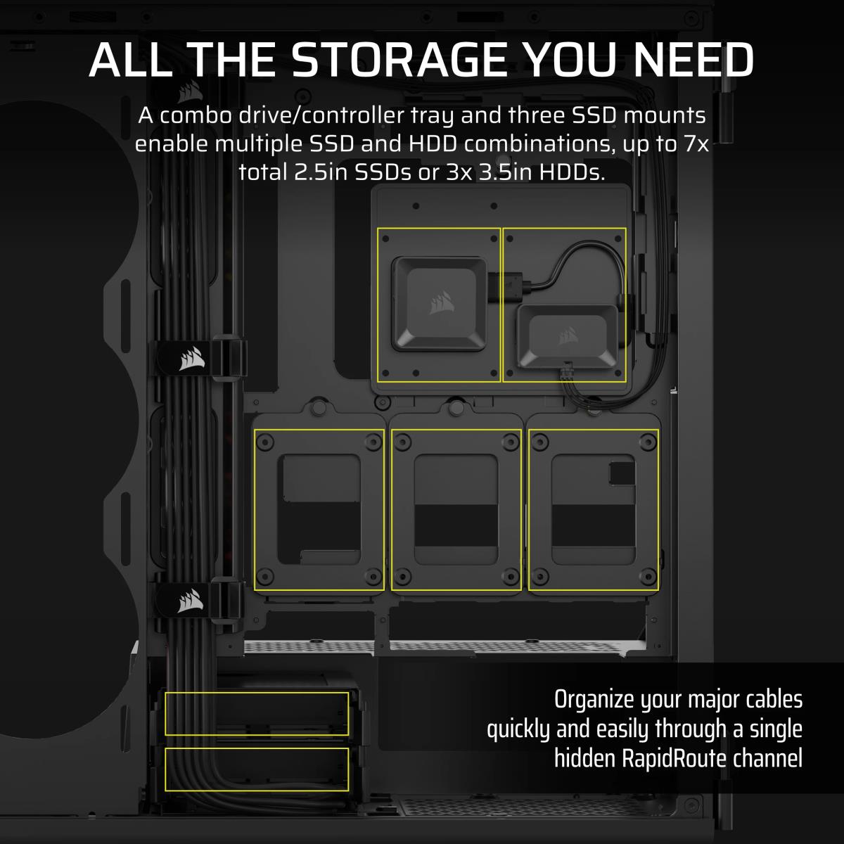 ICUE LINK 5000T LX RGB CASE E-ATX BL thumbnail